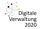 öffnet neues Fenster: Logo der Website Regierungsprogramm "Digitale Verwaltung 2020"