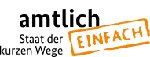 öffnet neues Fenster: Logo der Website amtlich-einfach.de