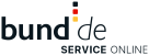 Logo bund.de - Service Online
